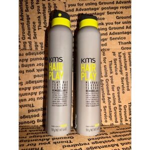 KMS Hair Play Playable Texture Spray 5.6‎ oz Set of 2 Weightless Styling Mist